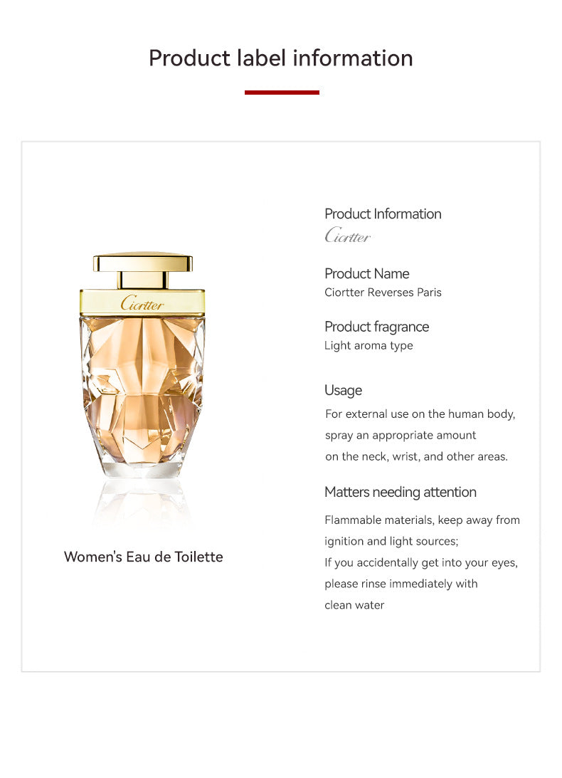 Hot 30ml Brand Perfume Cheetah Long Lasting Fragrance Spray Gardenia Perfume for Women's Perfume Gift