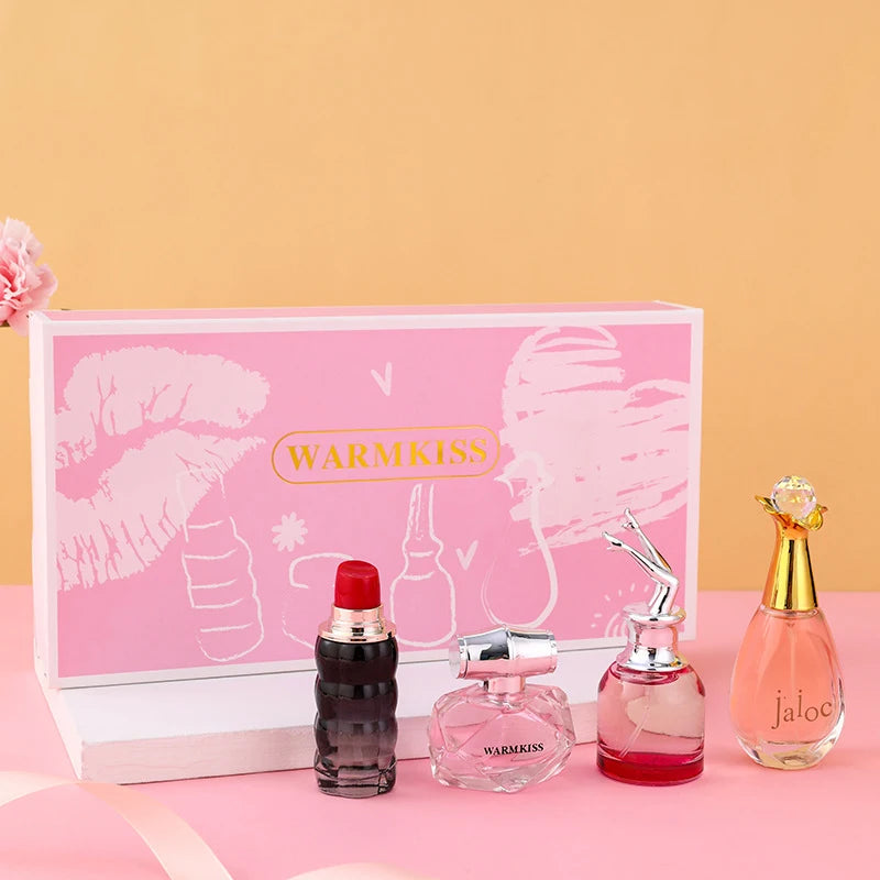 Brand Floral Fragrance Women's Perfume Set Long-lasting Light Fragrance Fresh Charming Kiss Gift Box Flower Of Story Sexy Spray