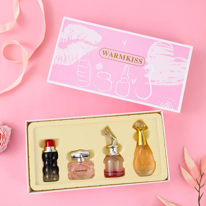Brand Floral Fragrance Women's Perfume Set Long-lasting Light Fragrance Fresh Charming Kiss Gift Box Flower Of Story Sexy Spray