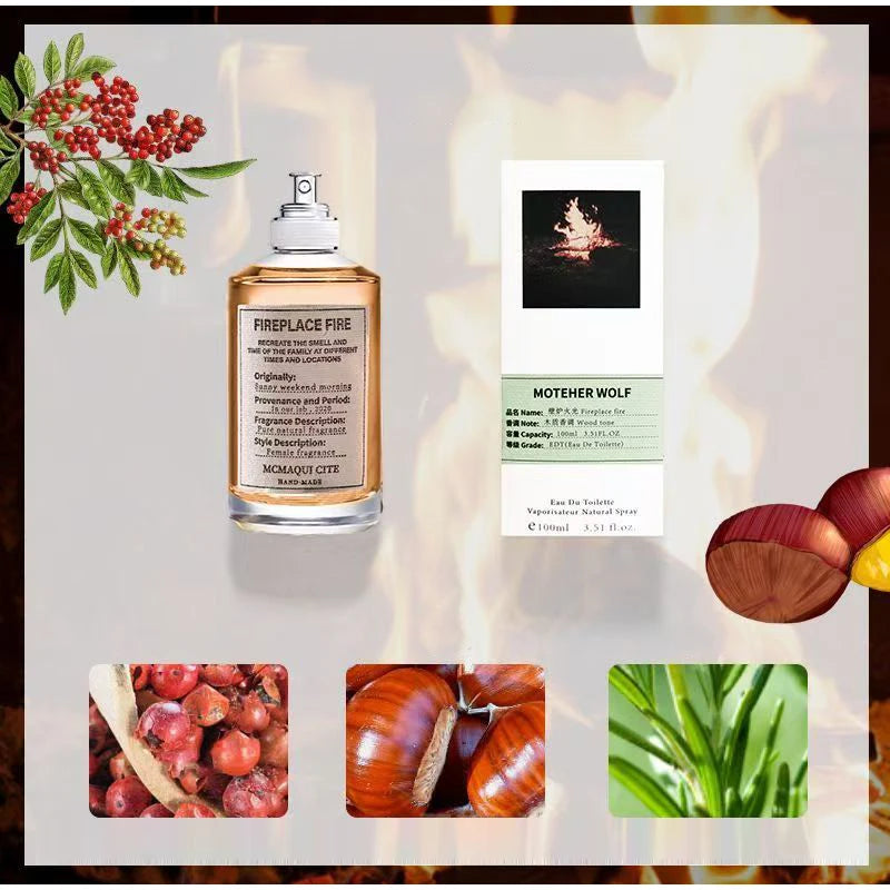 Woody Lazy Weekend Perfume Fresh Lasting Fragrance Eau De Toilette Unisex Sandalwood Fireplace Citrus Flavor Brand Perfume 100ml