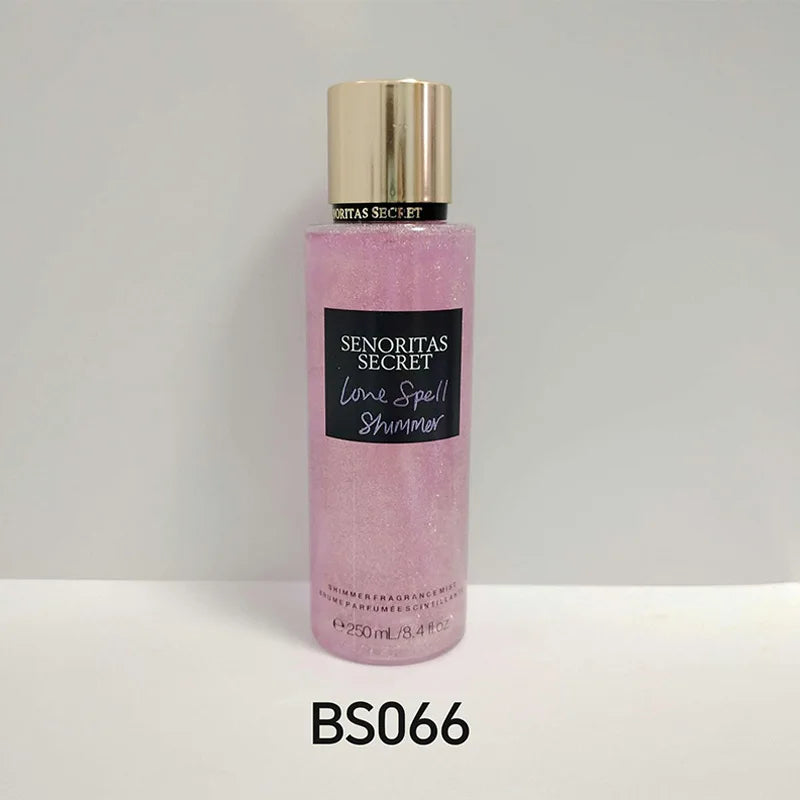 Body Spray Flower Fruit Lasting Natural Plant Woman Secret Scent Pheromones Petal Fragrance Crushed Flash Gold Deodorant 250ml