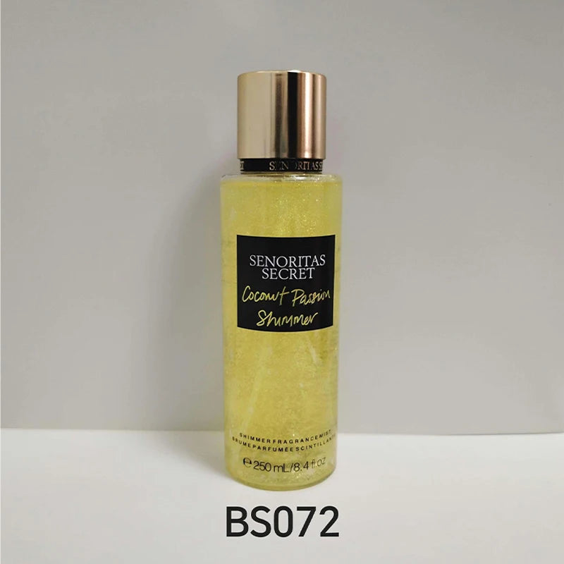 Body Spray Flower Fruit Lasting Natural Plant Woman Secret Scent Pheromones Petal Fragrance Crushed Flash Gold Deodorant 250ml