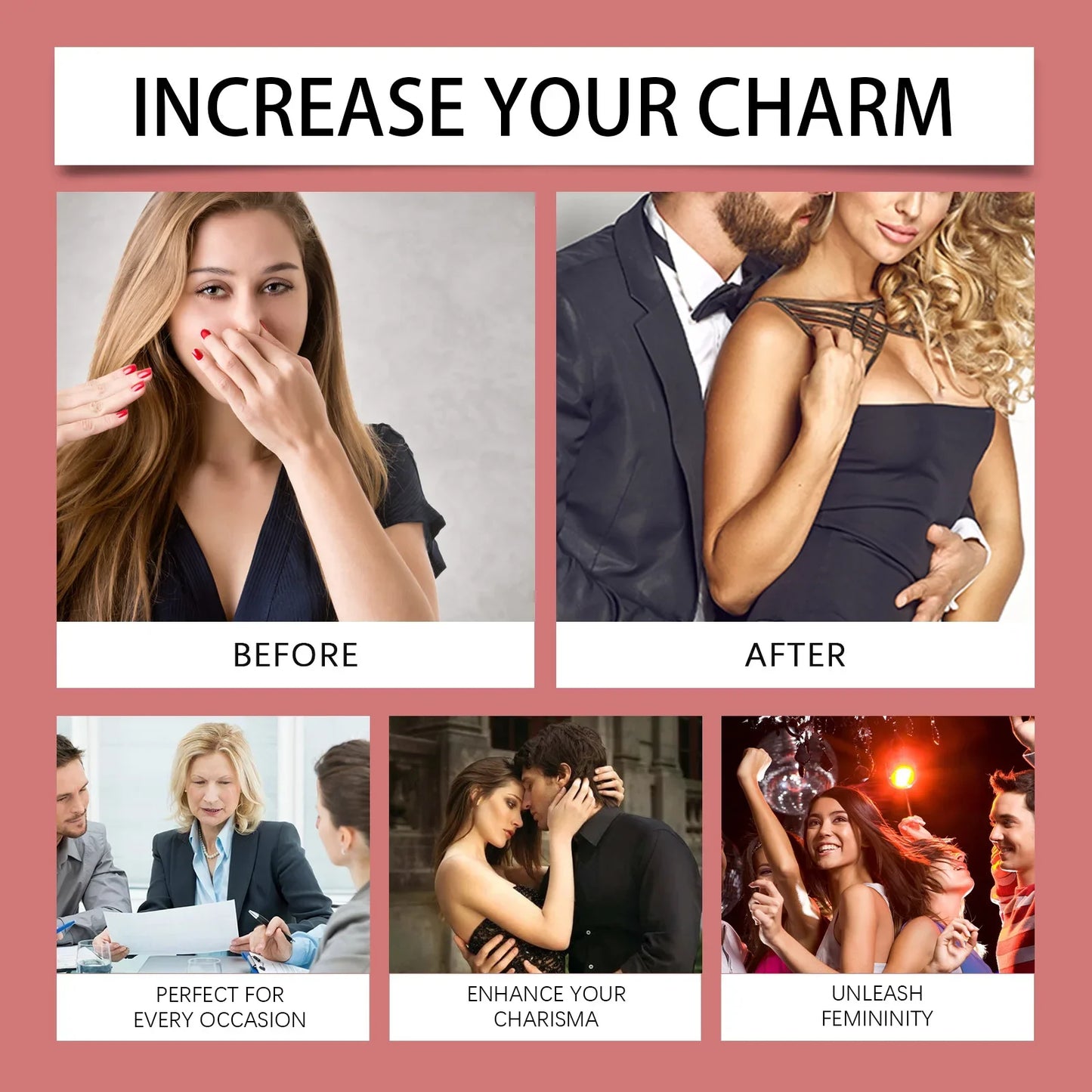 Pheromone of Man To Attract Women Body Spray Flirting Encourage Dating Fragrant Flirting Erotic Scent Entice and Ensnare Woman