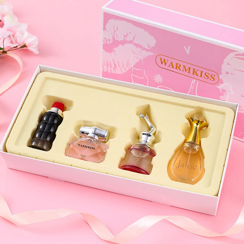 Brand Floral Fragrance Women's Perfume Set Long-lasting Light Fragrance Fresh Charming Kiss Gift Box Flower Of Story Sexy Spray