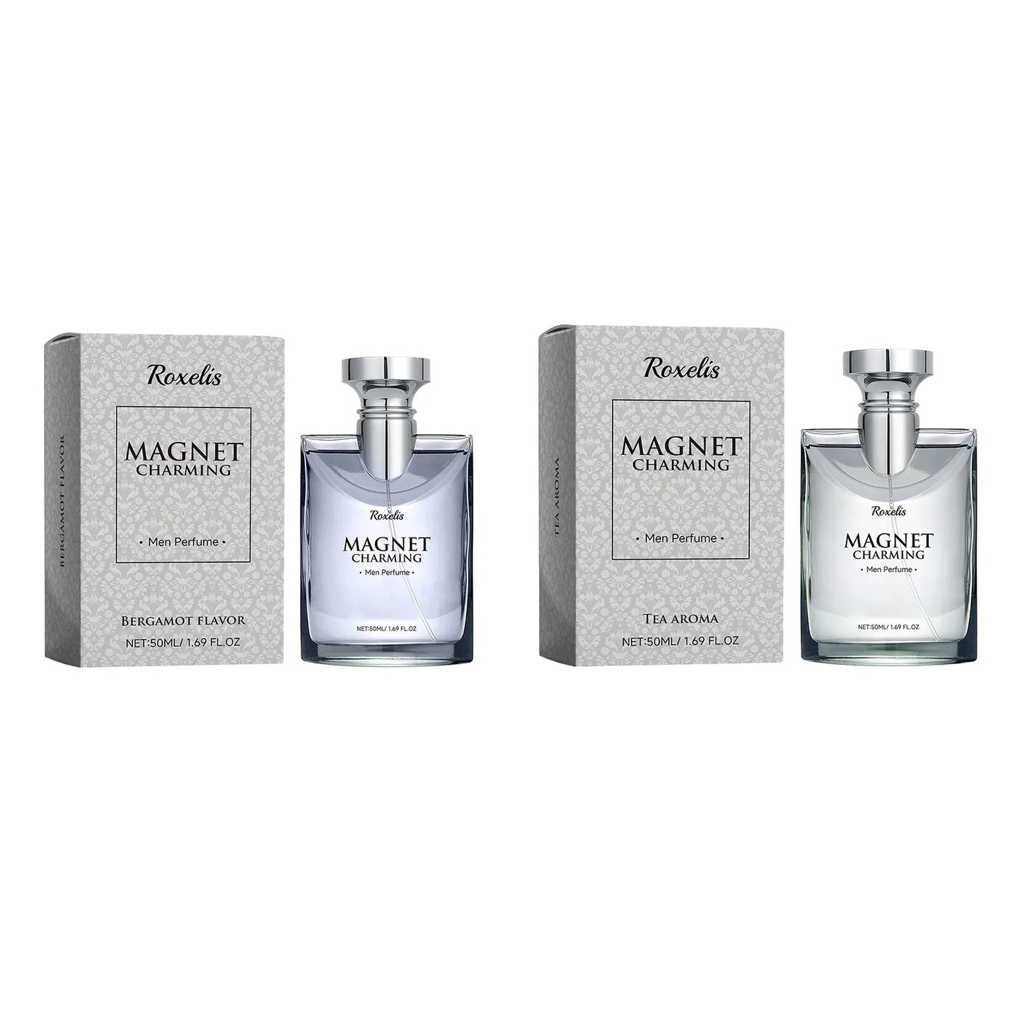 Roxelis 50ml Magnet Charming Men Perfume Tea Scent Bergamot Fragrance Freshing Lasting Glamour Flirting Dating Pheromone Perfume