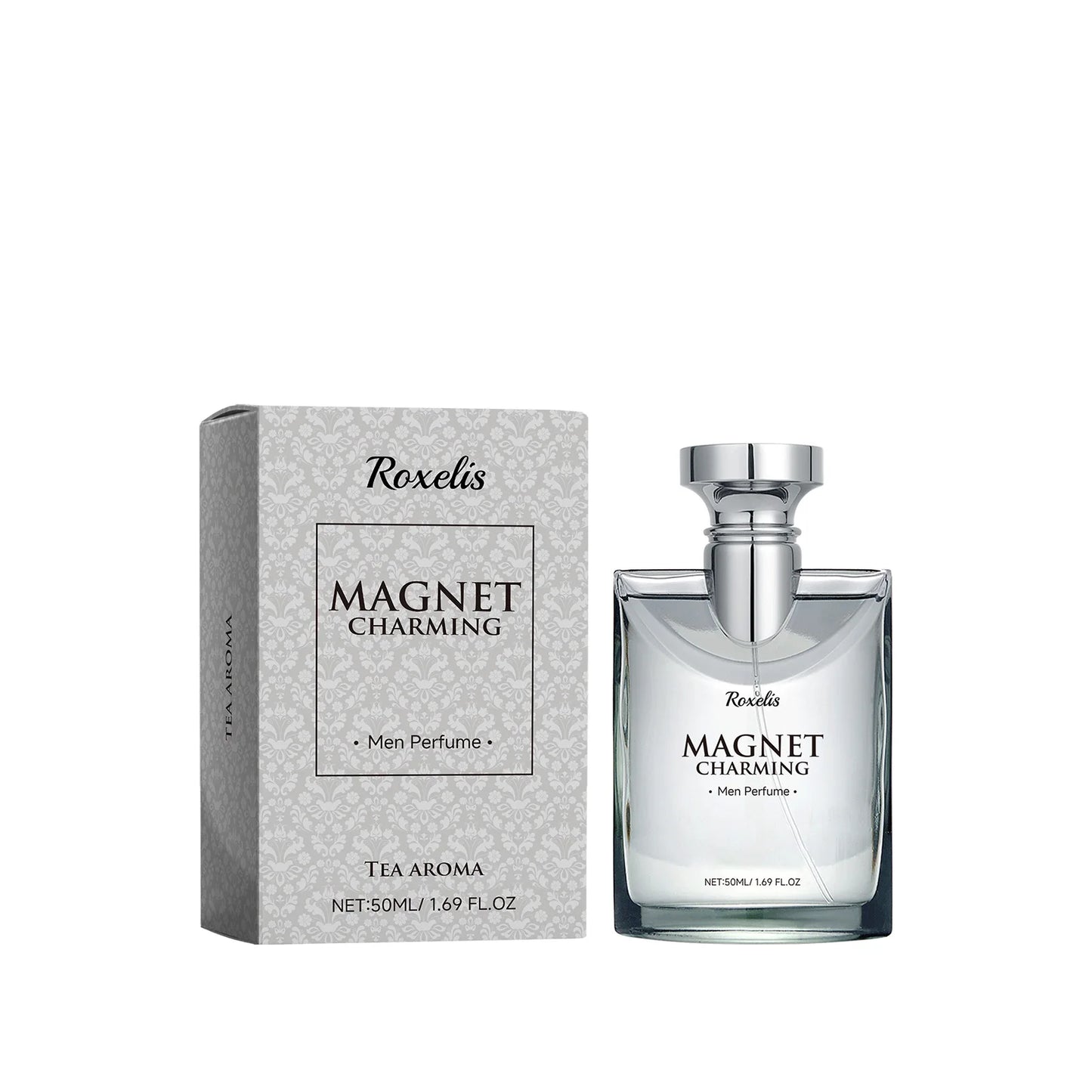 Roxelis 50ml Magnet Charming Men Perfume Tea Scent Bergamot Fragrance Freshing Lasting Glamour Flirting Dating Pheromone Perfume