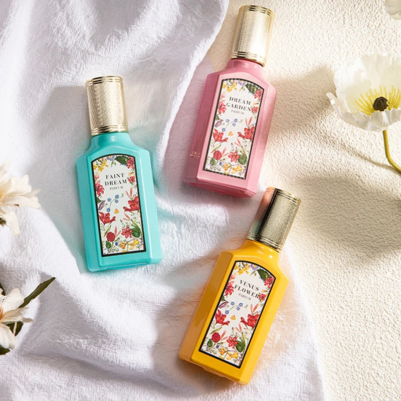Brand Floral Fragrance Women's Perfume Set Long-lasting Light Fragrance Fresh Charming Kiss Gift Box Flower Of Story Sexy Spray
