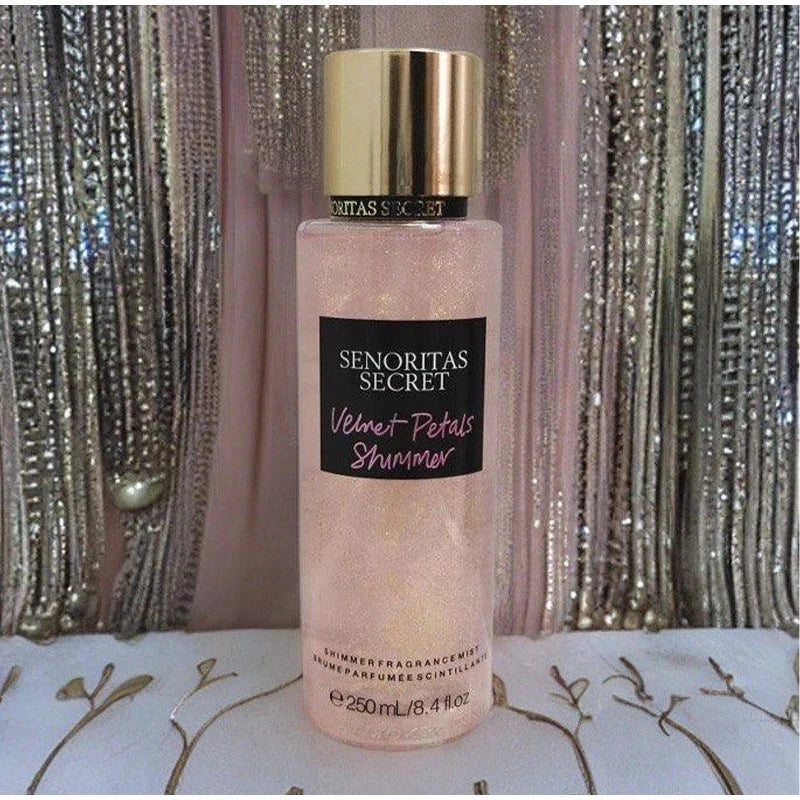 Body Spray Flower Fruit Lasting Natural Plant Woman Secret Scent Pheromones Petal Fragrance Crushed Flash Gold Deodorant 250ml