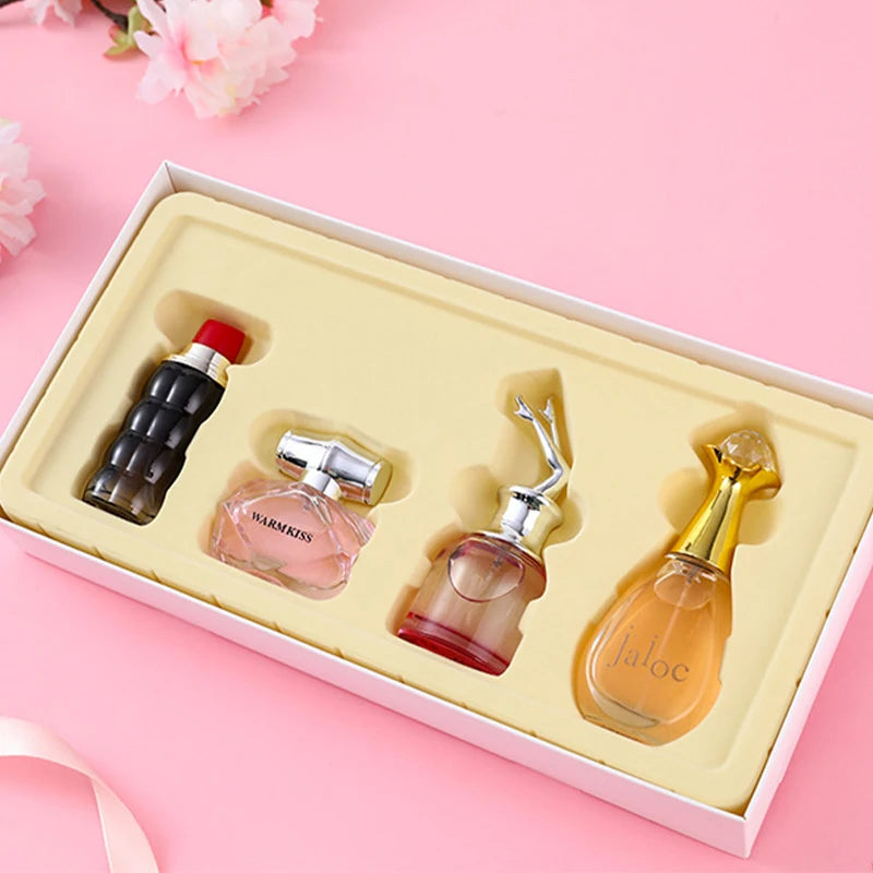 Brand Floral Fragrance Women's Perfume Set Long-lasting Light Fragrance Fresh Charming Kiss Gift Box Flower Of Story Sexy Spray
