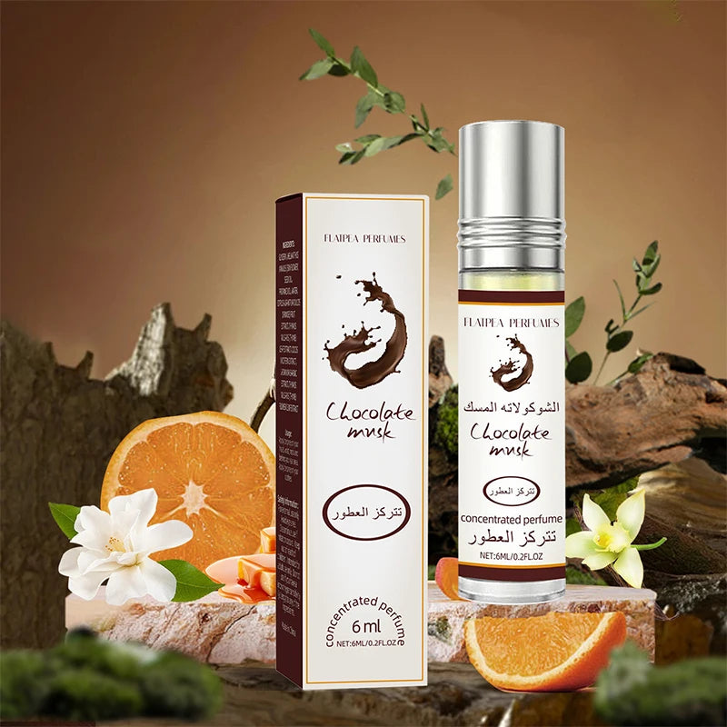 Unisex Eau De Chocolate Musk Parfum High Quality Arabian Perfume Lasting Pheromone Light Vibrant Citrus Irresistible Fragrance