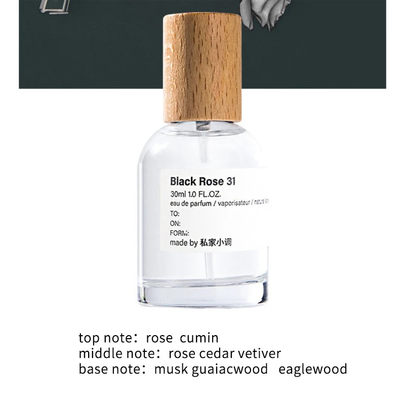Laboratory Perfume Sandalwood Black Tea Ladies Long-lasting Light Fragrance Niche Fresh Unisex Elegant Woody Cologne Perfume
