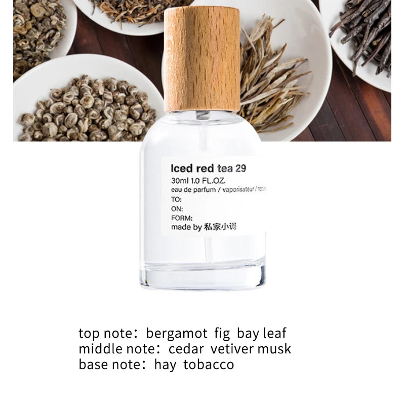Laboratory Perfume Sandalwood Black Tea Ladies Long-lasting Light Fragrance Niche Fresh Unisex Elegant Woody Cologne Perfume