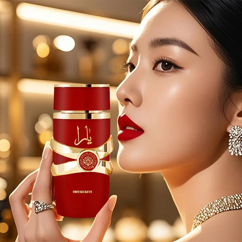 Arabian Brand 100ml Eau De Toilette Ya Lasting Fragrance Bodyspray Pink Gilded Floral Fruity Cologne Dubai Gift Charming Perfume