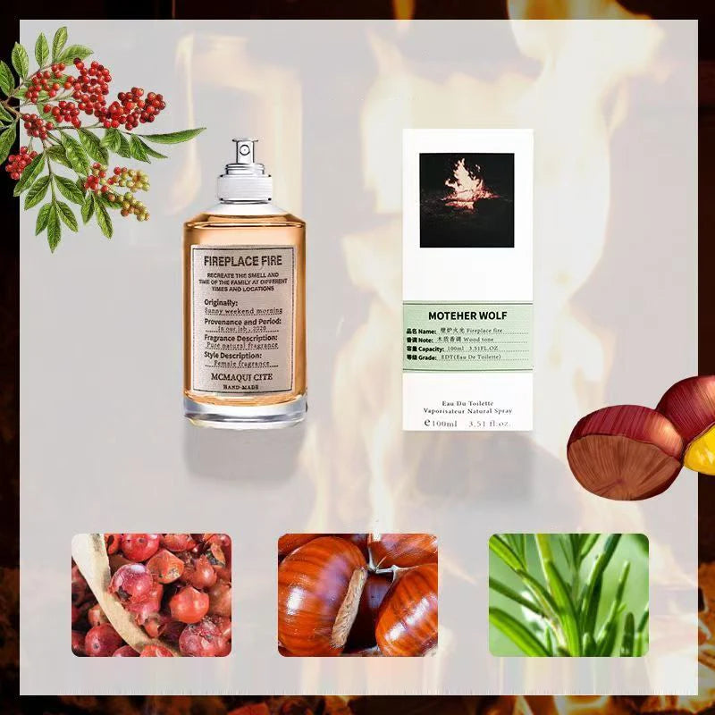 Woody Lazy Weekend Perfume Fresh Lasting Fragrance Eau De Toilette Unisex Sandalwood Fireplace Citrus Flavor Brand Perfume 100ml