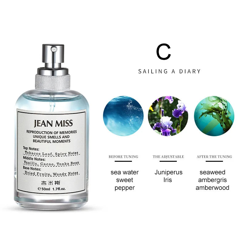 New Lazy Weekend Perfume Natural Fresh Citrus Charm Eau De Parfum Unisex Fireplace Small Niche Perfume Lasting Fragrance Perfume