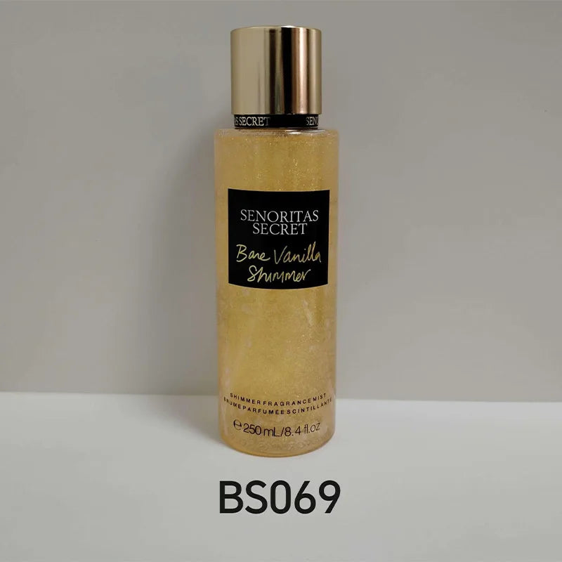 Body Spray Flower Fruit Lasting Natural Plant Woman Secret Scent Pheromones Petal Fragrance Crushed Flash Gold Deodorant 250ml