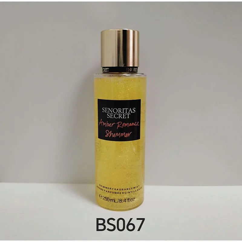 Body Spray Flower Fruit Lasting Natural Plant Woman Secret Scent Pheromones Petal Fragrance Crushed Flash Gold Deodorant 250ml