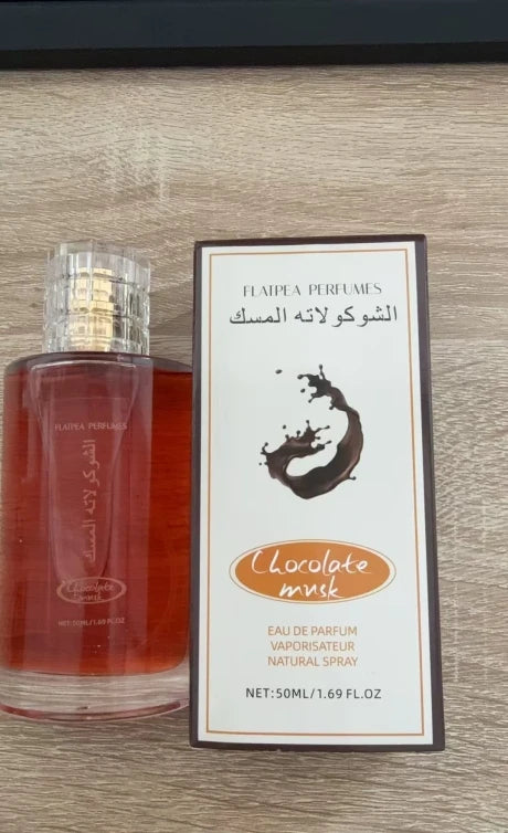 Unisex Eau De Chocolate Musk Parfum High Quality Arabian Perfume Lasting Pheromone Light Vibrant Citrus Irresistible Fragrance
