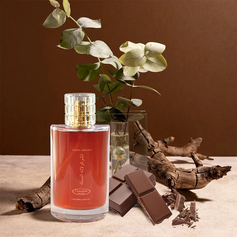 Unisex Eau De Chocolate Musk Parfum High Quality Arabian Perfume Lasting Pheromone Light Vibrant Citrus Irresistible Fragrance