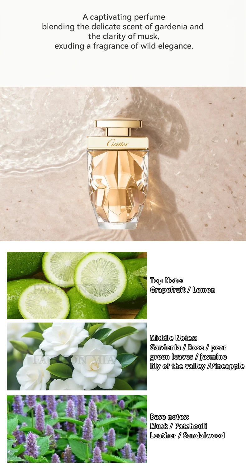 Hot 30ml Brand Perfume Cheetah Long Lasting Fragrance Spray Gardenia Perfume for Women's Perfume Gift