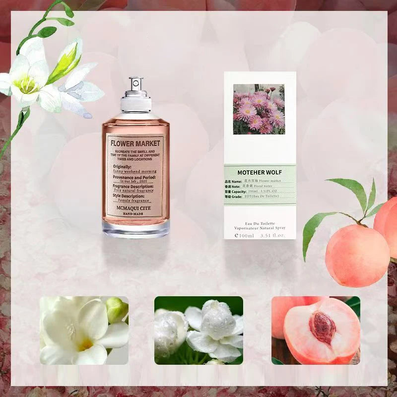 New Lazy Weekend Perfume Natural Fresh Citrus Charm Eau De Parfum Unisex Fireplace Small Niche Perfume Lasting Fragrance Perfume