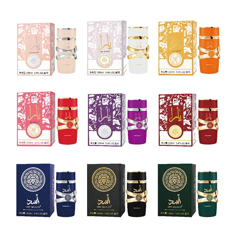 Arabian Brand 100ml Eau De Toilette Ya Lasting Fragrance Bodyspray Pink Gilded Floral Fruity Cologne Dubai Gift Charming Perfume