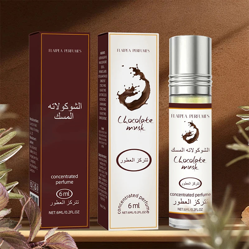 Unisex Eau De Chocolate Musk Parfum High Quality Arabian Perfume Lasting Pheromone Light Vibrant Citrus Irresistible Fragrance