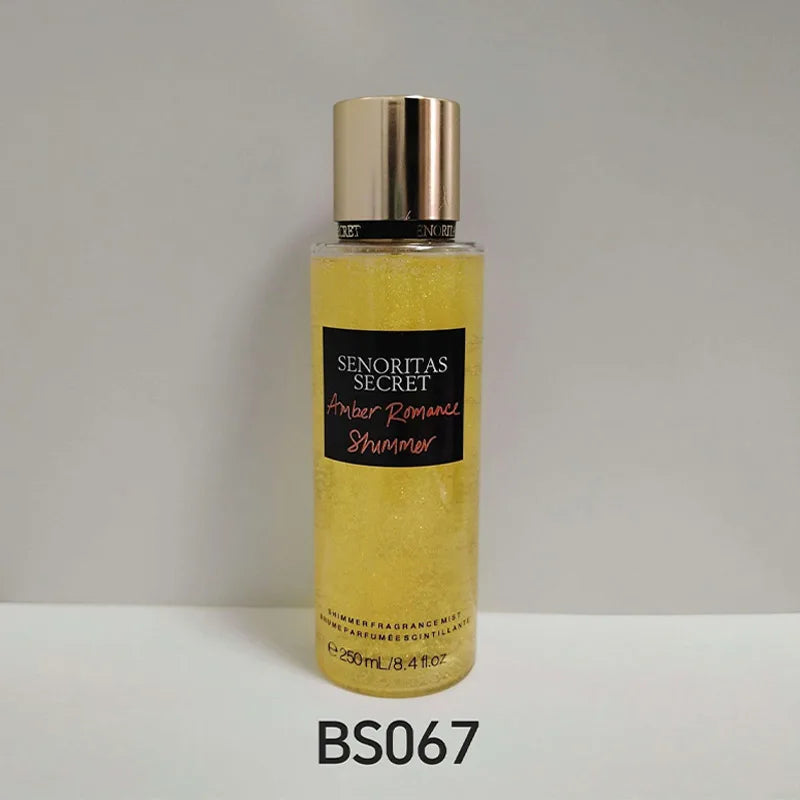 Body Spray Flower Fruit Lasting Natural Plant Woman Secret Scent Pheromones Petal Fragrance Crushed Flash Gold Deodorant 250ml